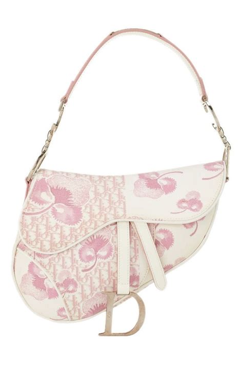 dior saddle bag rosa|dior pink canvas saddle bag.